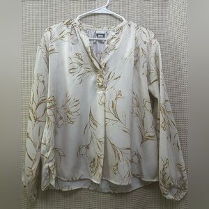 A New Day Floral Print Blouse
